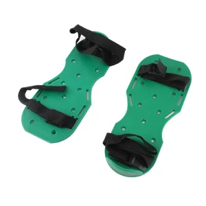 Lawn Aerator Shoes Garden Spiked Sandals Soil Yard Aeration Shoes With Adjus NEW