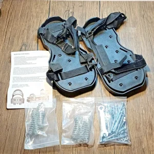labour saving lawn aerator shoes grass garden