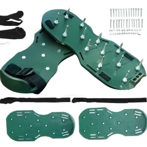 Shoes Pair Lawn Aerating Spike Grass Aerator Sandal Adjustable Straps Gardening